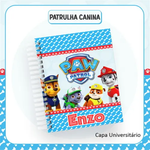 Agenda Escolar Patrulha Canina Mod04