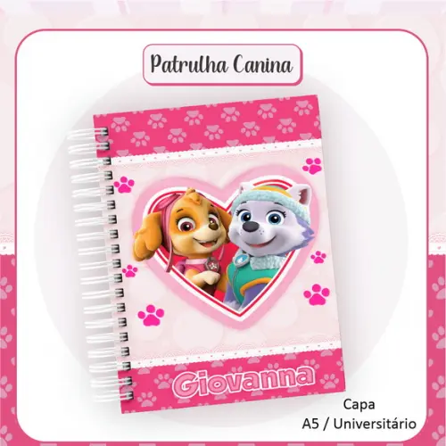 Agenda Escolar Patrulha Canina