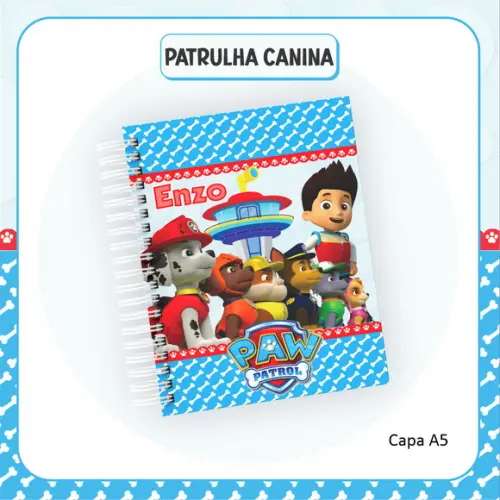 Agenda Escolar Patrulha Canina Mod3
