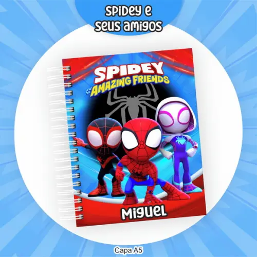 Agenda Escolar Spidey e Seus Amigos