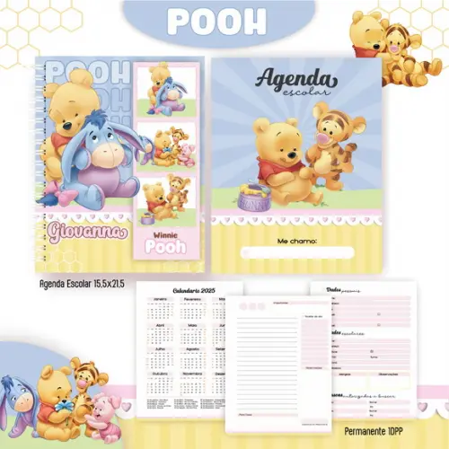 Agenda Escolar Ursinho Pooh