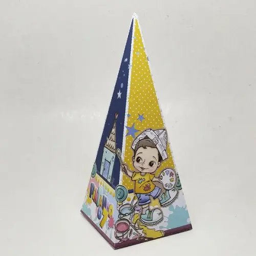 Caixinha Cone Tema Pintando o 7