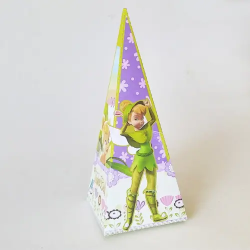 Caixinha Cone Tema Tinker Bell