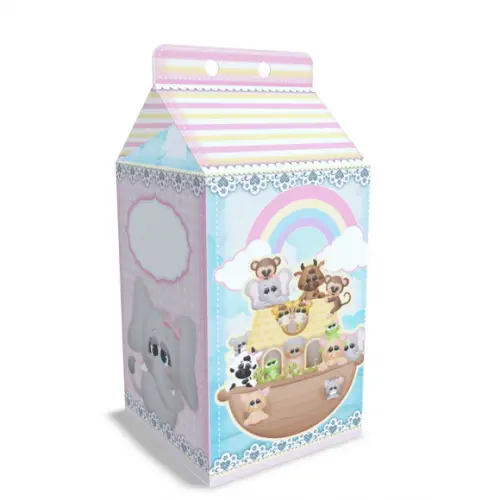 Caixinha Milk Tema Arca de Noé