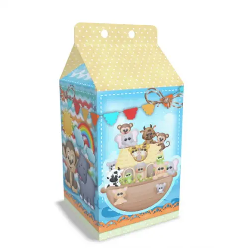 Caixinha Milk Tema Arca de Noé