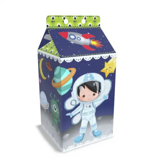 Caixinha Milk Tema Astronauta