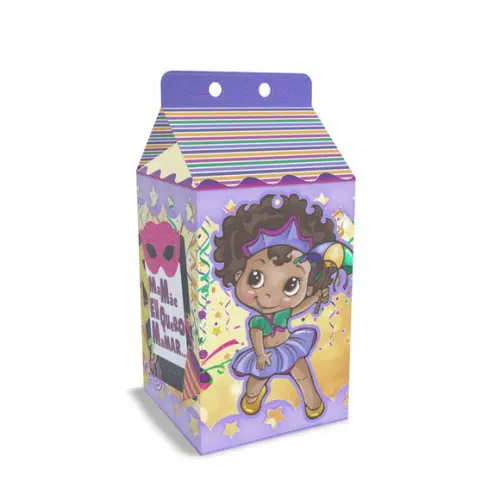 Caixinha Milk Tema Carnaval