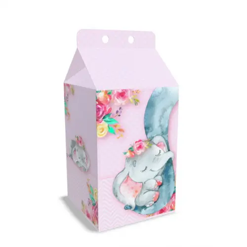 Caixinha Milk Tema Chá de Bebê