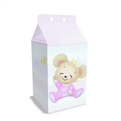 Caixinha Milk Tema Chá de Bebê