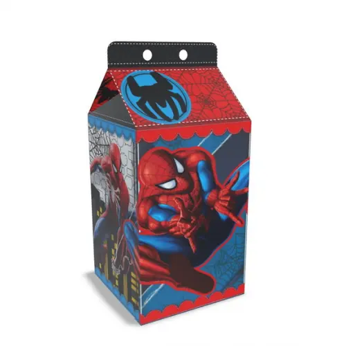 Caixinha Milk Tema Homem Aranha