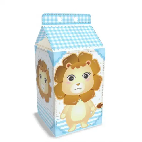 Caixinha Milk Tema Leãozinho