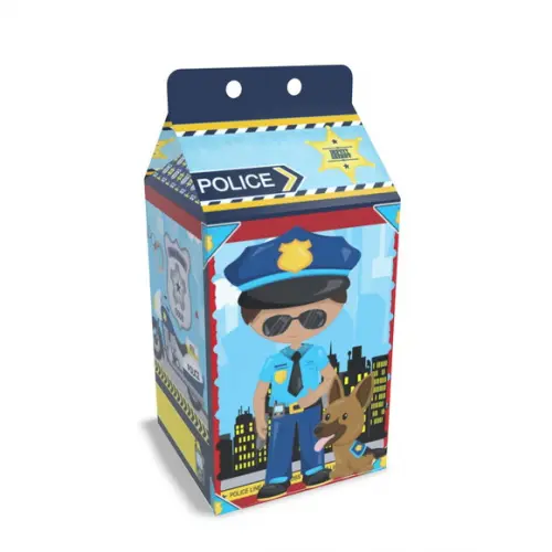 Caixinha Milk Tema Polícia