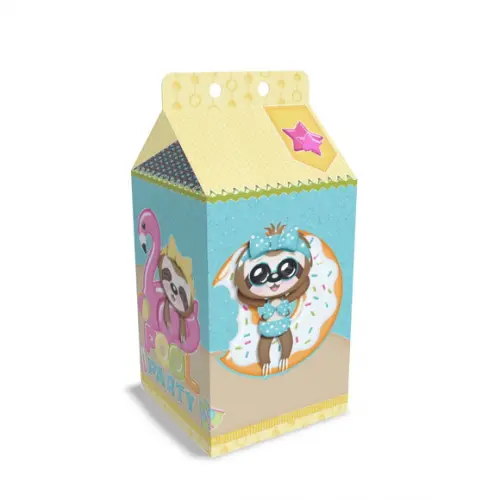 Caixinha Milk Tema Preguicinha