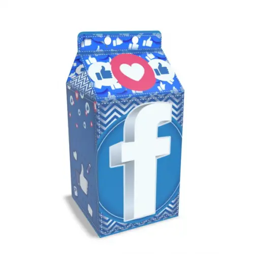 Caixinha Milk Tema Redes Sociais