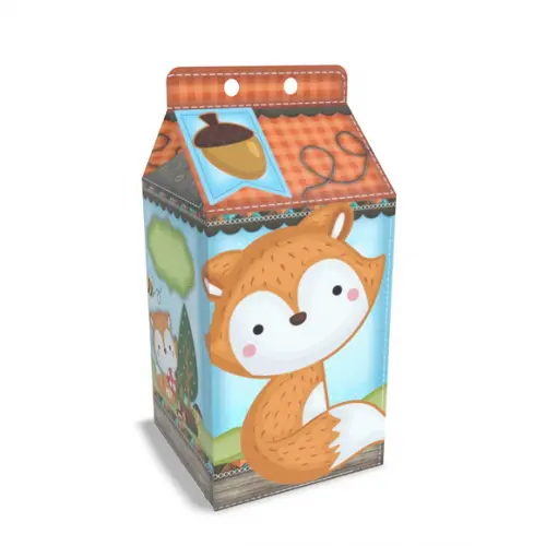 Caixinha Milk Tema Raposinha