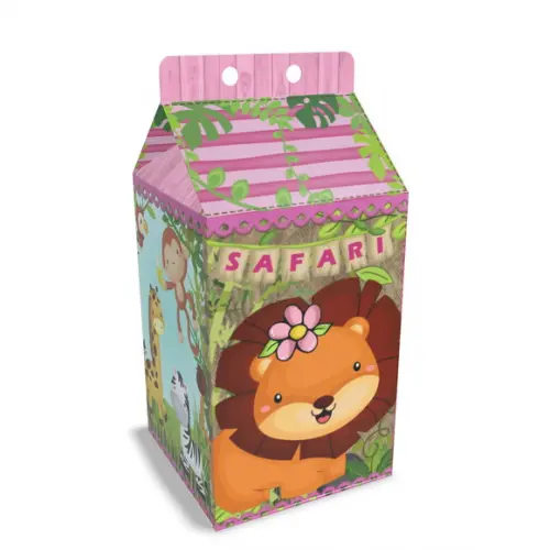 Caixinha Milk Tema Safari