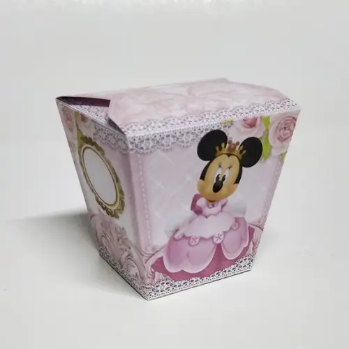 Caixinha Sushi Tema Minnie Princesa