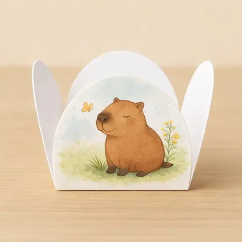 Kit Forminhas Capivara 100 Unidades