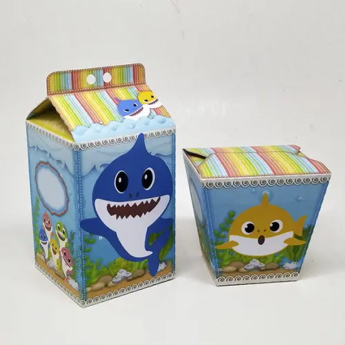 Kit Lembrancinhas Baby Shark Menino- 30 Caixinhas.