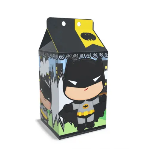 Kit Lembrancinhas Batman - 20 Unidades Caixinhas Milk