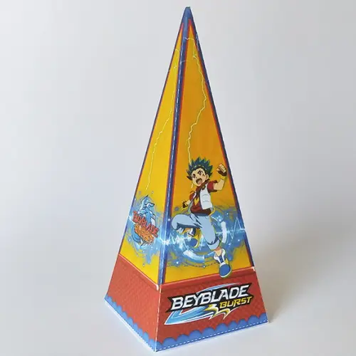 Kit Lembrancinhas Beyblade - 20 Caixinhas Cone