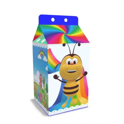 Kit Lembrancinhas Bichikids - 20 Unidades Caixinhas Milk