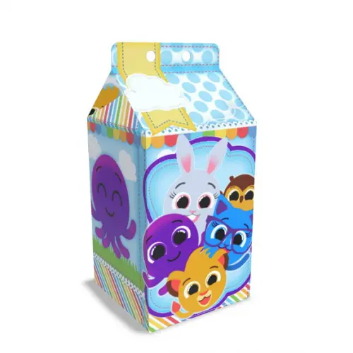 Kit Lembrancinhas Bolofofos - 20 Unidades Caixinhas Milk