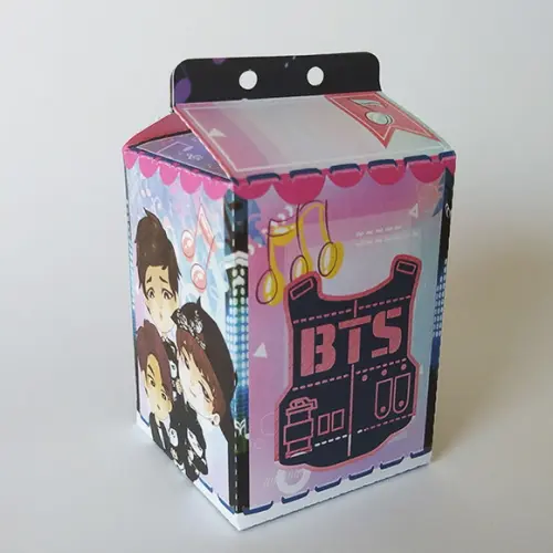 Kit Lembrancinhas Bts - 20 Caixinhas Milk