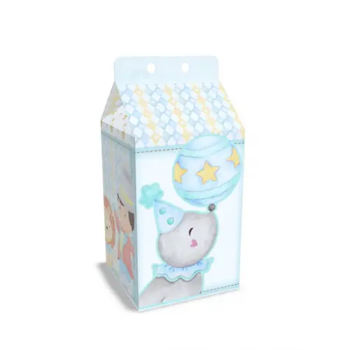 Kit Lembrancinhas Circo - 20 Unidades Caixinhas Milk