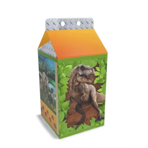 Kit Lembrancinhas Dinossauro - 20 Unidades Caixinhas Milk