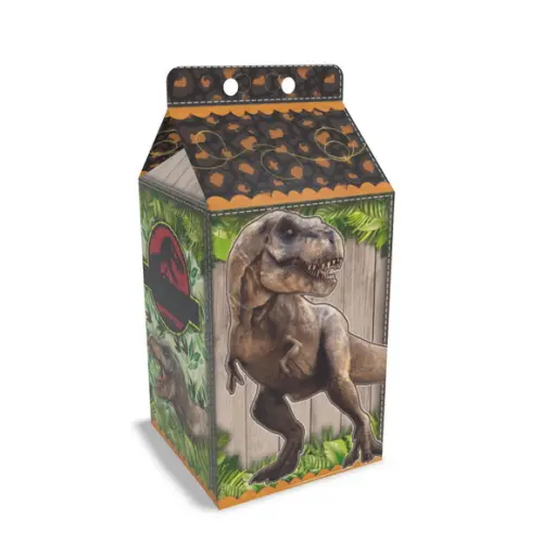 Kit Lembrancinhas Dinossauro - 20 Unidades Caixinhas Milk