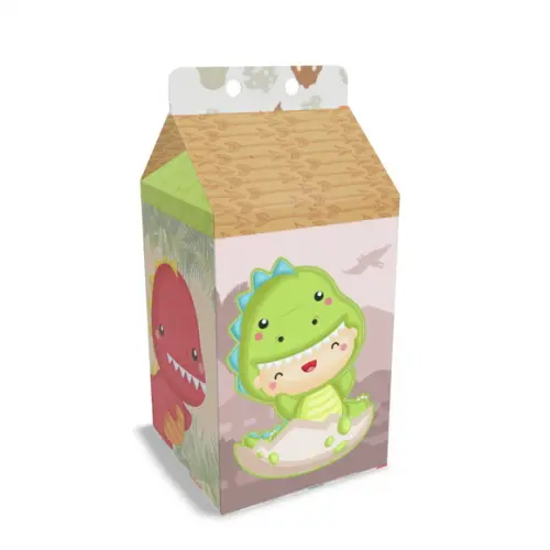 Kit Lembrancinhas Dinossauro - 20 Unidades Caixinhas Milk