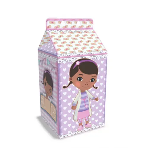 Kit Lembrancinhas Doutora Brinquedo 20 Unid. Caixinhas Milk