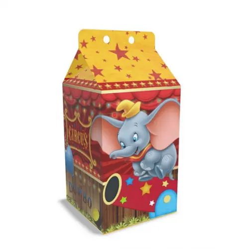 Kit Lembrancinhas Dumbo - 20 Unidades Caixinhas Milk