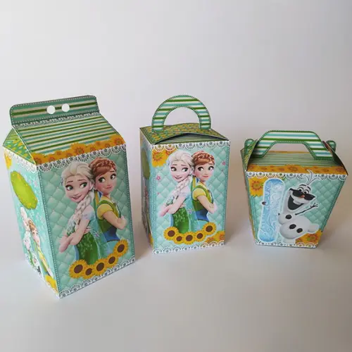 Kit Lembrancinhas Frozen Faver - 30 Caixinhas