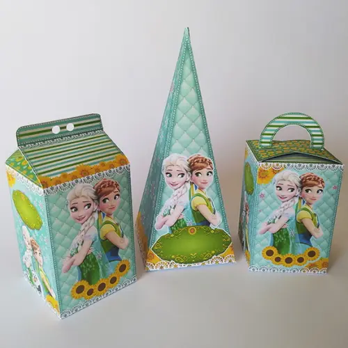 Kit Lembrancinhas Frozen Faver - 30 Caixinhas.