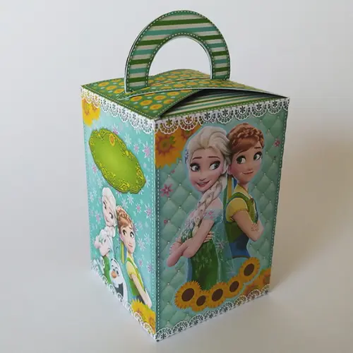 Kit Lembrancinhas Frozen Fever - 20 Caixinhas Alcinha