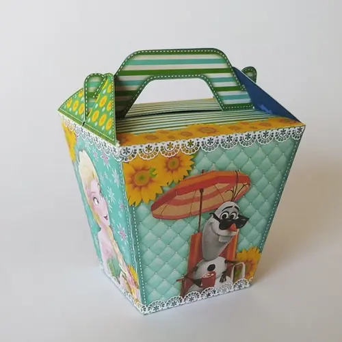 Kit Lembrancinhas Frozen Fever - 20 Caixinhas Sushi