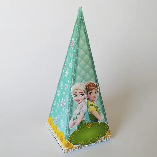 Kit Lembrancinhas Frozen Fever - 20 Caixinhas Cone