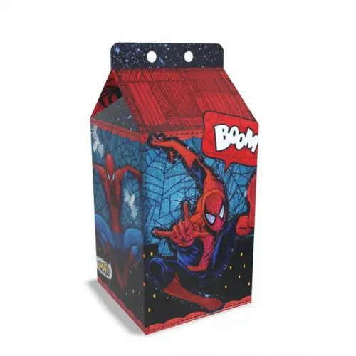 Kit Lembrancinhas Homem Aranha - 20 Unidades Caixinhas Milk