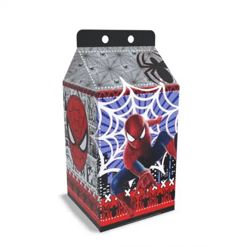 Kit Lembrancinhas Homem Aranha - 20 Unidades Caixinhas Milk