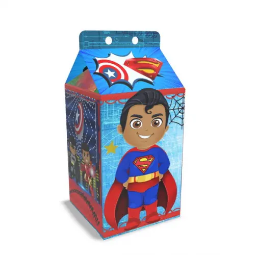Kit Lembrancinhas Herois Cute - 20 Unidades Caixinhas Milk