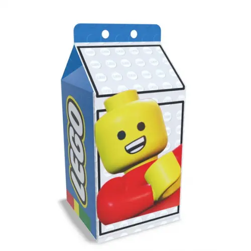 Kit Lembrancinhas Lego - 20 Unidades Caixinhas Milk