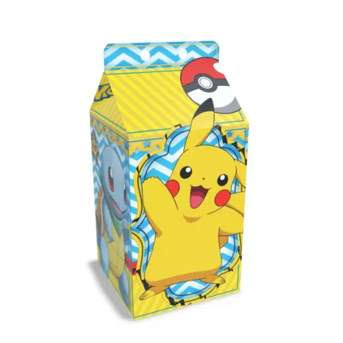 Kit Lembrancinhas Pokémon - 20 Unidades Caixinhas Milk