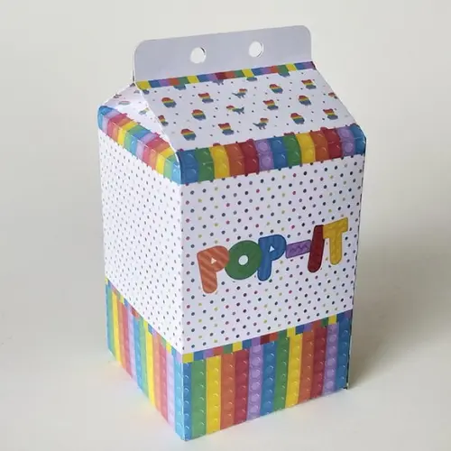 Kit Lembrancinhas Pop It- 20 Caixinhas Milk