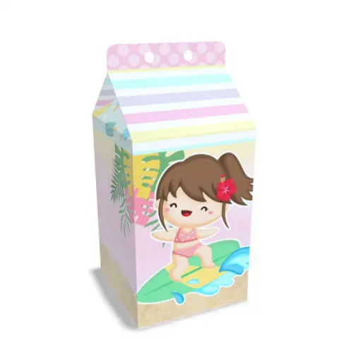 Kit Lembrancinhas Praia - 20 Unidades Caixinhas Milk