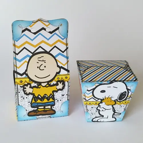 Kit Lembrancinhas Snoopy - 30 Caixinhas.