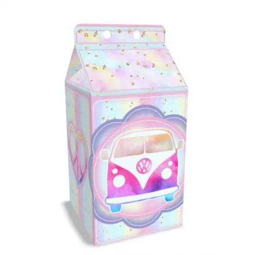 Kit Lembrancinhas Tie Dye - 20 Unidades Caixinhas Milk