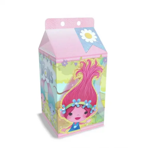 Kit Lembrancinhas Trolls - 20 Unidades Caixinhas Milk