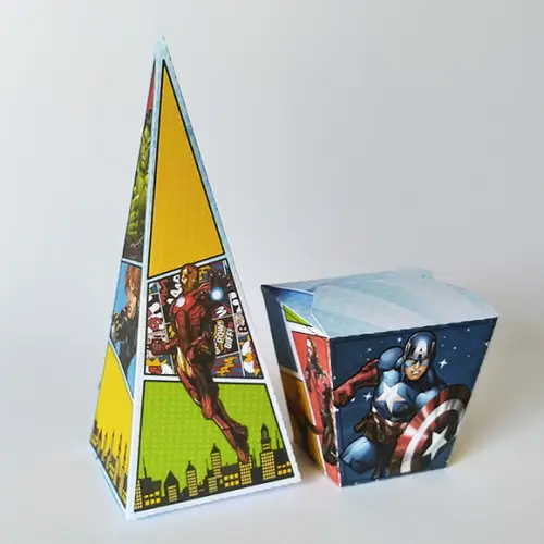 Kit Lembrancinhas Vingadores - 30 Caixinhas.